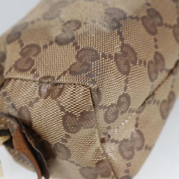 Gucci Gg Crystal Beige Canvas Clutch Bag (Pre-Owned) - Picture 9 of 16